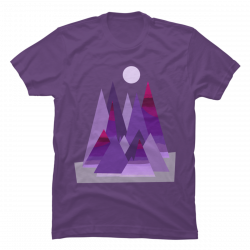 purple mountains t-shirt